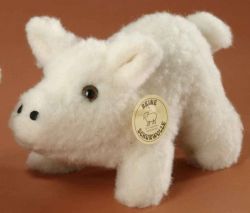 Wool-Pig natural white 27 cm