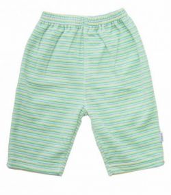 Baby Leggings türkis-geringelt Größe 56