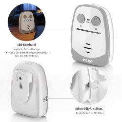 Babyphone Babyfon Rigi up to 400m range