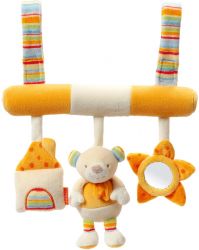 Fehn - Activity-Trapez für den Babyautositz, Bubbly Crew Teddy
