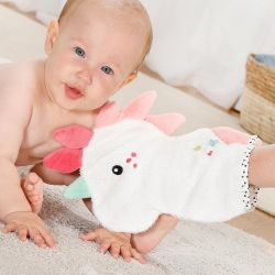 FEHN Aiko & Yuki Waschhandschuh Einhorn