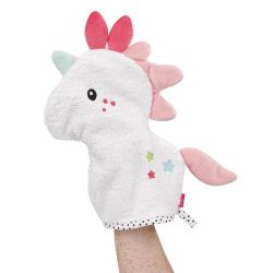 FEHN Aiko & Yuki Waschhandschuh Einhorn