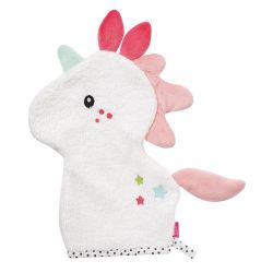 FEHN Aiko & Yuki Waschhandschuh Einhorn