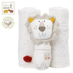 Fehn fehnNATUR Rod lion & Muslin Cloths