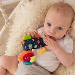 FEHN COLOR Friends Grabber Dog with Teether