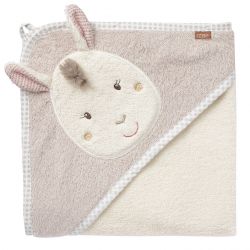 Fehn Peru Hooded Bath Towel Lama