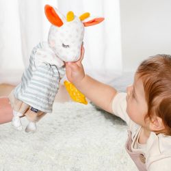 Fehn Good Night Comforter Handpuppet Giraffe
