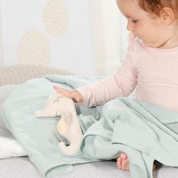 Fehn Meereskinder Seahorse & Muslin Cloths
