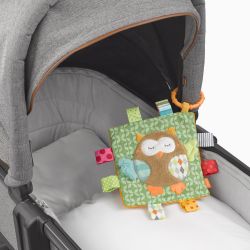 Fehn Sleeping Forest Knistertuch Eule mit Ring