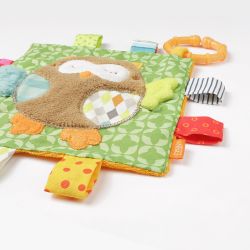 Fehn Sleeping Forest Knistertuch Eule mit Ring