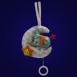 Fehn Good Night Musical Elephant in Moon
