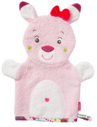 Fehn Sweetheart Washing gloves Flannel Mitt Deer Baby