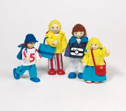 goki - Biegepuppen Urlauberfamilie (I)