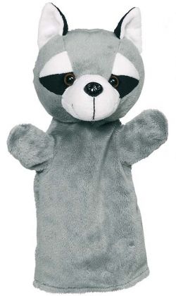 goki - hand puppet animals - raccoon 