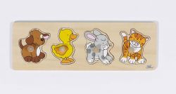 goki wooden puzzle dog