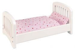 goki - Puppenbett aus Holz, weiß
