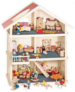 goki - Puppenhaus, 3 Etagen