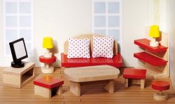 goki - doll house furnishings living room II