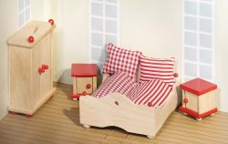 goki - doll house accessories bedroom