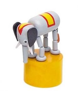 goki - Wackelfigur, Tiere, Höhe 10 cm, Elefant