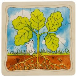 Goki Schichtenpuzzle Der Baum