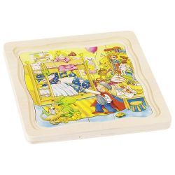 Goki Schichtenpuzzle Mein Tag