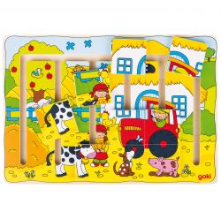 Goki Schiebepuzzle Unser Bauernhof