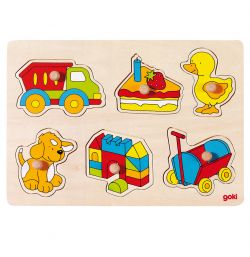Goki Steckpuzzle Bausteine, Ente, ...