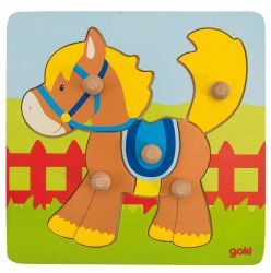 Goki plug puzzle horse