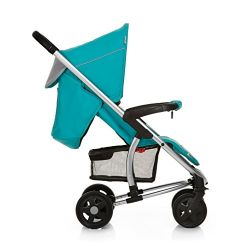 Hauck Kinderwagenset Stroller Set Miami 4 Trio Set inkl. Wanne, Zero Plus Comfort Petrol/Grey