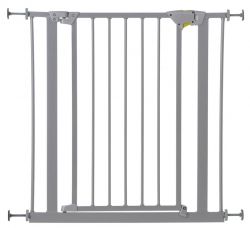 Hauck Trigger Lock Türschutzgitter/Treppenschutzgitter 75-81cm, Silver