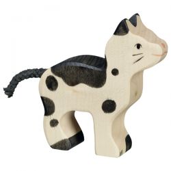 Holztiger - Cat, small, black and white