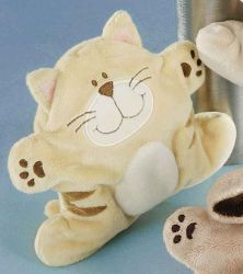 Flachkatze hellbeige 15 cm