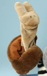 Handspiel-Schnecke braun-beige 40 cm