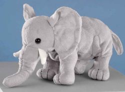 LEVUVU Plüsch-Elefant grau 14 cm