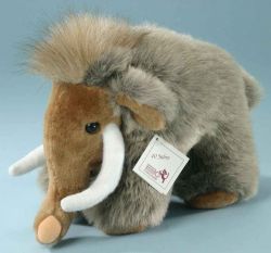 Plush mammoth light brown 30 cm