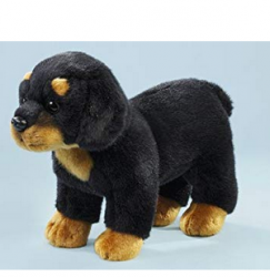 LEVUVU Rottweiler schwarz-braun stehend 25cm