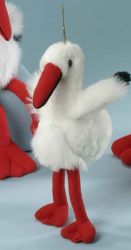 Stork white-black 27 cm