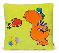 Nici Kissen Drache Kokosnuss quadratisch 35x35cm