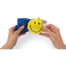Nici Smiley Keychain with Shopping Bag