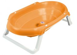 OK-Baby Falt-Babybadewanne / Babywanne Onda Slim orange