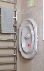 OK-Baby Falt-Babybadewanne / Babywanne Onda Slim rosa