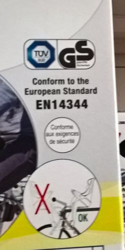 OK-Baby Kinder-Fahrradsitz Orion für Lenker blau/rot