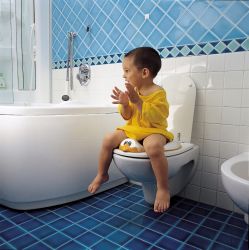 OK-Baby Kinder Toilettensitz Ducka orange