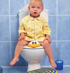 OK-Baby Kinder Toilettensitz Ducka weiß