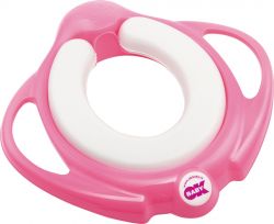 OK-Baby Kinder Toilettensitz Pinguo Soft mit Griff hot coral