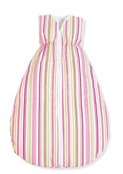 Pinolino - Winter ball sleeping bag stripes pink/green 70 cm