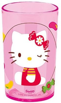 POS drinking glass Hello Kitty