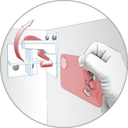 Baby Children Security Magnetic Lock with Magnetic Card for Cabinets and Drawers - pack of 2