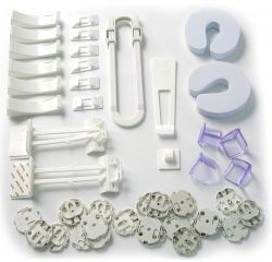 Baby Children Safety Kit 36 pcs with Lockers for Cabinets Drawers Doors Refrigerator